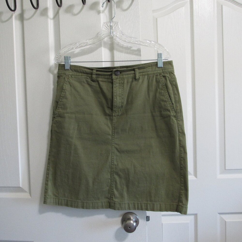 Olive Green Pendleton Skirt Size 10